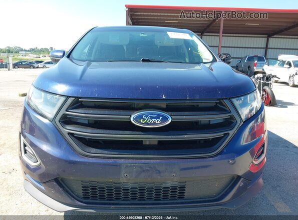 2FMPK4AP7GBB71196 2016 FORD EDGE Blue Սարքավորումների վահանակի տեսք