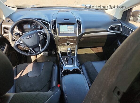 2FMPK4AP7GBC48701 2016 FORD EDGE Black წინა პანელის ხედი