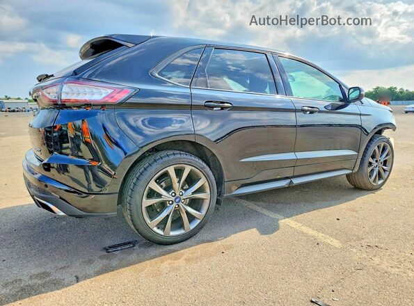 2FMPK4AP7GBC48701 2016 FORD EDGE Black უკანა მარჯვენა