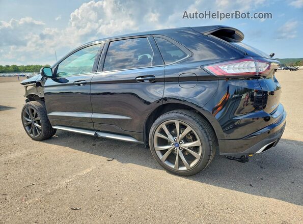 2FMPK4AP7GBC48701 2016 FORD EDGE Black უკანა მარცხენა