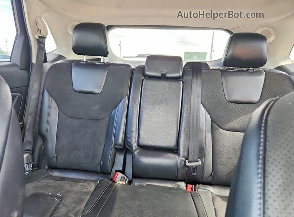 2FMPK4AP7HBB14983 2017 FORD EDGE Red უკანა სავარძლების ხედი