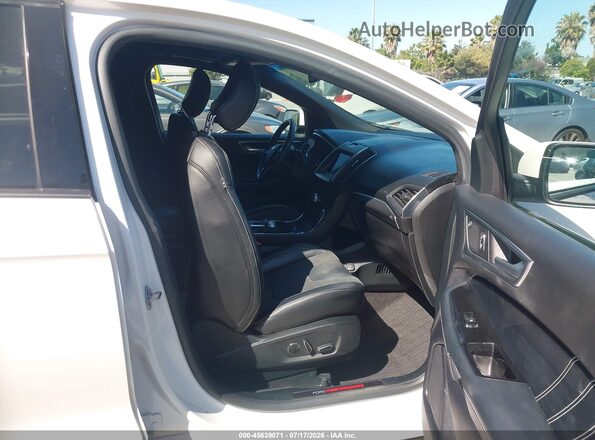 2FMPK4AP7KBC74451 2019 FORD EDGE White წინა სალონის ხედი