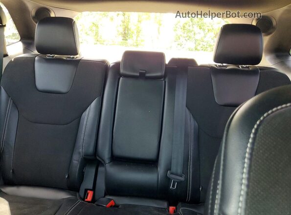 2FMPK4AP7LBA01768 2020 FORD EDGE Black Вид задніх сидінь