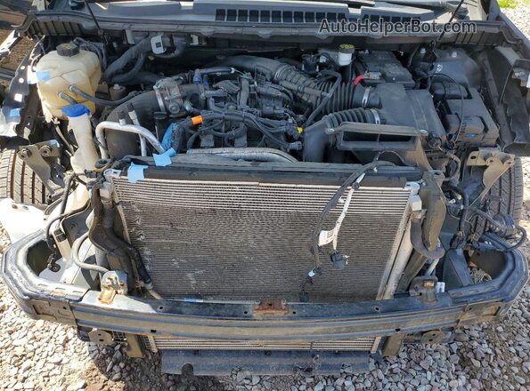 2FMPK4AP7LBA01768 2020 FORD EDGE Black Вид підкапотного простору