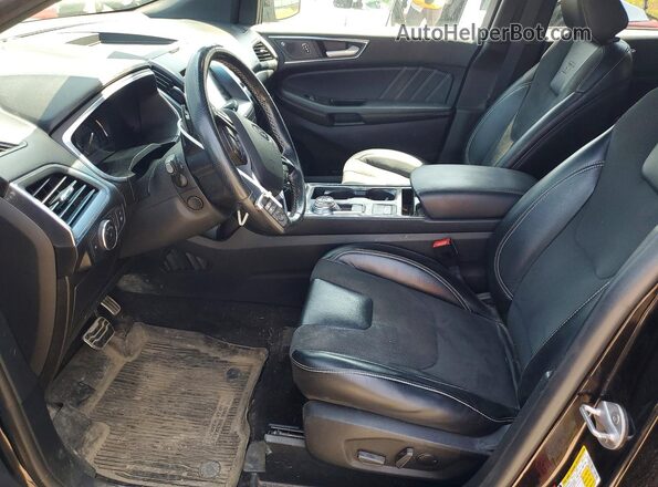 2FMPK4AP7LBA01768 2020 FORD EDGE Black Вид салону спереду