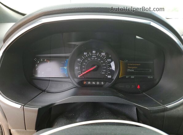 2FMPK4AP7LBB09064 2020 FORD EDGE White ხელსაწყოთა პანელის ხედი