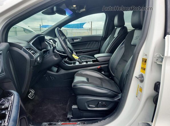 2FMPK4AP7LBB16225 2020 FORD EDGE White Вид салону спереду