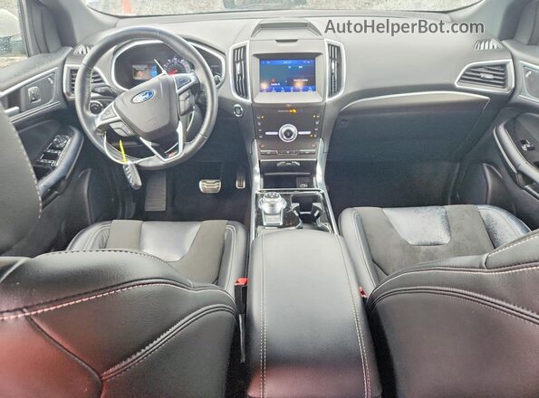 2FMPK4AP7LBB16225 2020 FORD EDGE White Вид панелі приладів