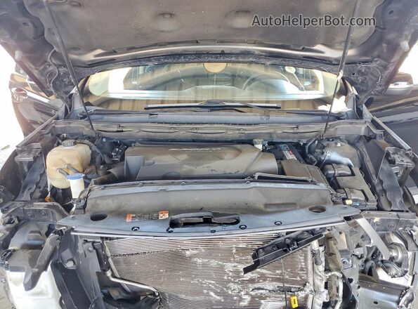 2FMPK4AP8GBB32925 2016 FORD EDGE Black Вид задньої частини салону