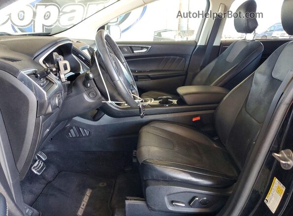 2FMPK4AP8GBB32925 2016 FORD EDGE Black Вид салону спереду