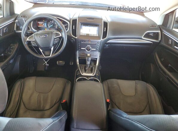 2FMPK4AP8GBB32925 2016 FORD EDGE Black Вид панелі приладів