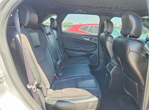 2FMPK4AP8KBC27042 2019 FORD EDGE Серебряный Вид задней части салона