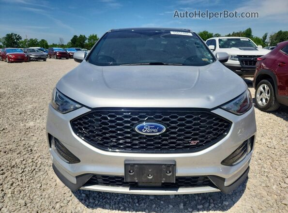 2FMPK4AP8KBC27042 2019 FORD EDGE Серебряный Вид спереди
