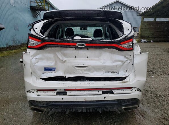 2FMPK4AP9HBB48553 2017 FORD EDGE White Widok z tyłu