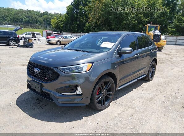 2FMPK4AP9KBB40105 2019 FORD EDGE Silver Передня ліва чверть