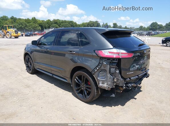 2FMPK4AP9KBB40105 2019 FORD EDGE Silver Задня ліва чверть