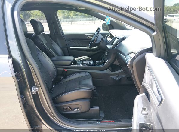 2FMPK4AP9KBB40105 2019 FORD EDGE Silver Вид салону спереду