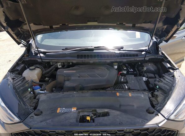 2FMPK4AP9KBB40105 2019 FORD EDGE Silver Вид ззаду