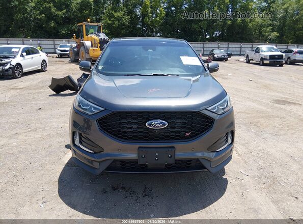 2FMPK4AP9KBB40105 2019 FORD EDGE Silver Вид задньої частини салону