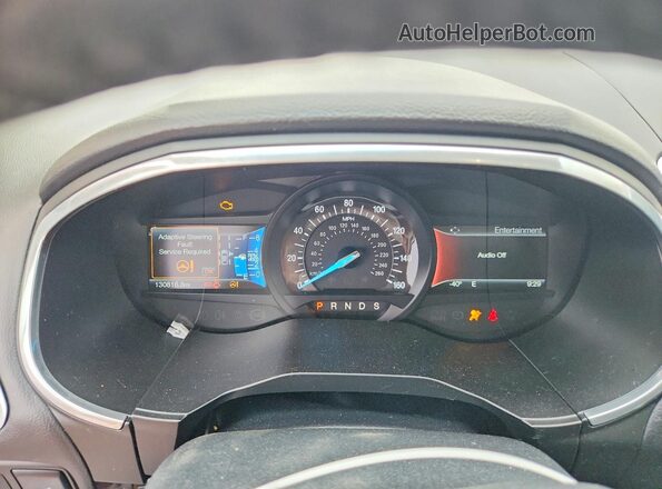 2FMPK4APXGBB61620 2016 FORD EDGE White Вид щитка приладів