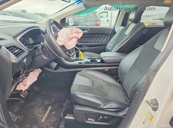 2FMPK4APXGBB61620 2016 FORD EDGE White Вид салону спереду