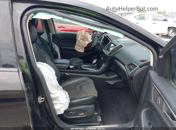 2FMPK4APXGBC67677 2016 FORD EDGE Black Vista interior delantera