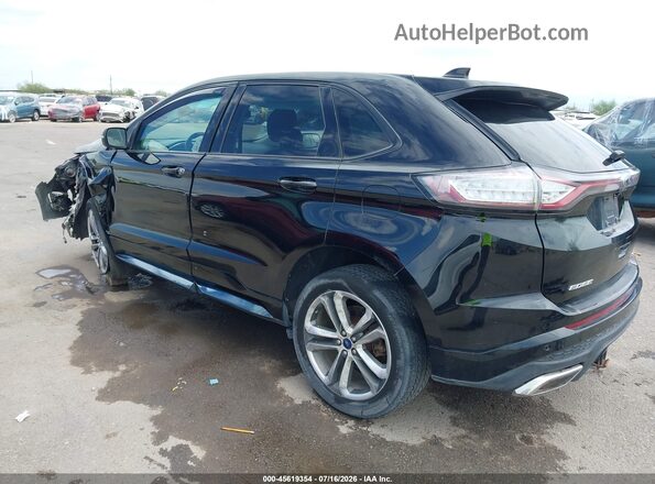 2FMPK4APXGBC67677 2016 FORD EDGE Black Trasero izquierdo