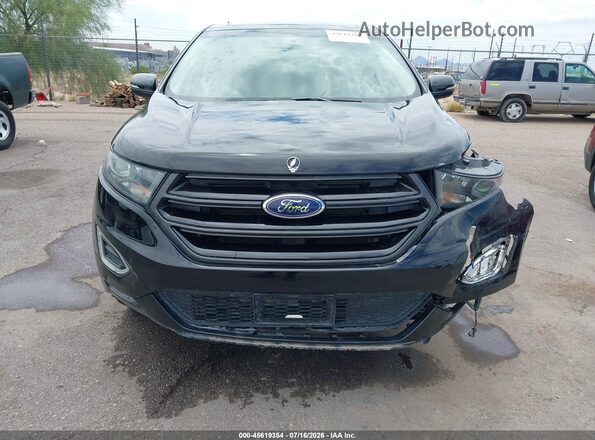 2FMPK4APXGBC67677 2016 FORD EDGE Black Vista interior trasera