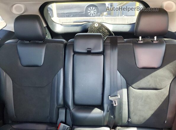 2FMPK4APXJBC06238 2018 FORD EDGE Blue Вид задніх сидінь