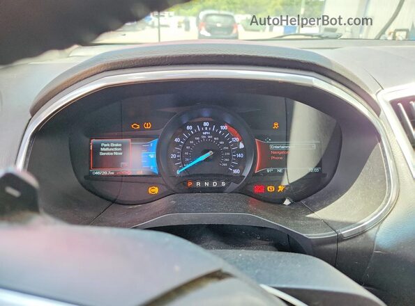 2FMPK4APXJBC39417 2018 FORD EDGE Red Vista del cuadro de instrumentos