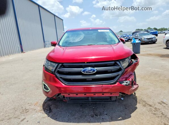 2FMPK4APXJBC39417 2018 FORD EDGE Red Vista frontal