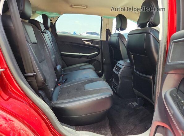 2FMPK4APXJBC39417 2018 FORD EDGE Red Vista interior trasera