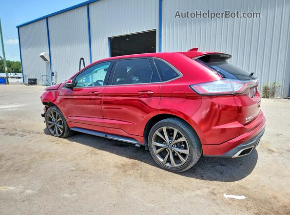 2FMPK4APXJBC39417 2018 FORD EDGE Red Trasero izquierdo