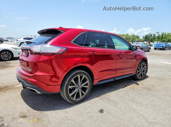 2FMPK4APXJBC39417 2018 FORD EDGE Red Trasero derecho