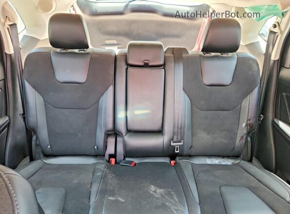 2FMPK4APXJBC39417 2018 FORD EDGE Red Vista de los asientos traseros