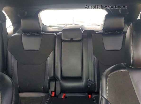 2FMPK4APXKBB01085 2019 FORD EDGE Blue Rear seats view