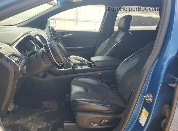 2FMPK4APXKBB01085 2019 FORD EDGE Blue Front interior view