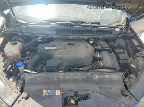 2FMPK4APXKBB01085 2019 FORD EDGE Blue Engine compartment view