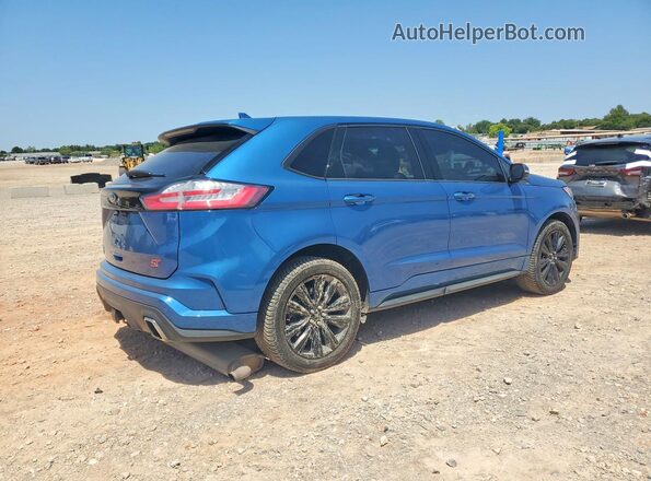 2FMPK4APXLBA10917 2020 FORD EDGE Blue Задня права чверть