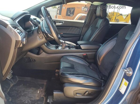 2FMPK4APXLBA10917 2020 FORD EDGE Blue Вид салону спереду