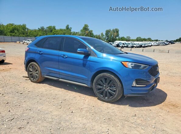 2FMPK4APXLBA10917 2020 FORD EDGE Blue Передня права чверть