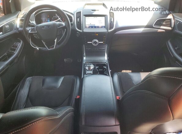 2FMPK4APXLBA10917 2020 FORD EDGE Blue Вид панелі приладів