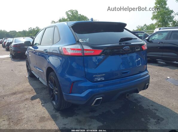 2FMPK4APXLBA96357 2020 FORD EDGE Blue Հետևի ձախ