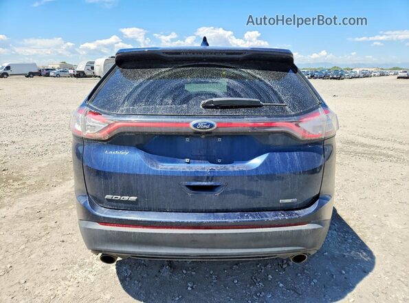 2FMPK4G90HBB74564 2017 FORD EDGE Blue Հետևի տեսք