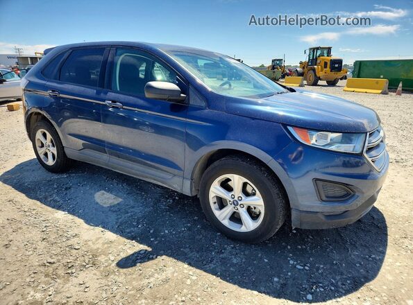 2FMPK4G90HBB74564 2017 FORD EDGE Blue Առջևի աջ