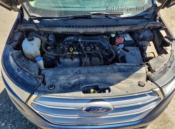 2FMPK4G90HBB74564 2017 FORD EDGE Blue Շարժիչի բաժամունքի տեսք