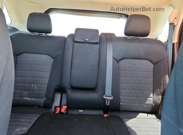 2FMPK4G90HBB74564 2017 FORD EDGE Blue Հետևի նստատեղերի տեսք