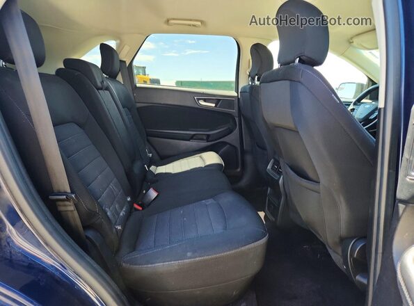 2FMPK4G90HBB74564 2017 FORD EDGE Blue Սալոնի հետևի տեսք