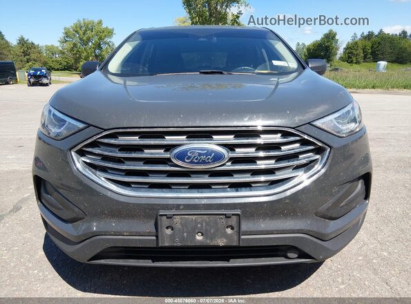 2FMPK4G90MBA48280 2021 FORD EDGE Gray Widok zestawu wskaźników