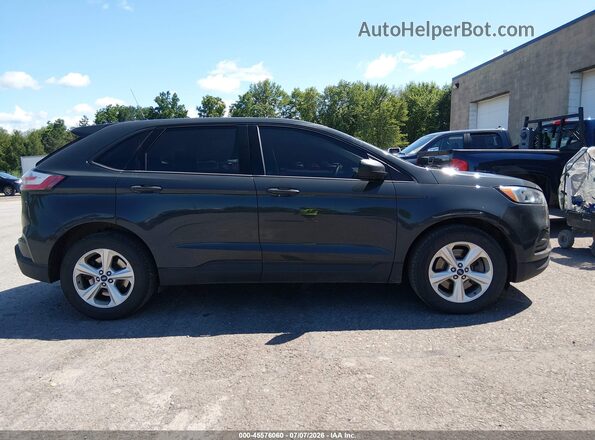 2FMPK4G90MBA48280 2021 FORD EDGE Gray Widok wnętrza z tyłu